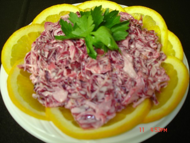 Red Cabbage Salad(0.5lb) - Click Image to Close